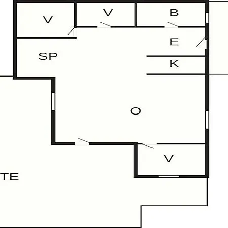 Feriehus 5 Person In Tranek R *